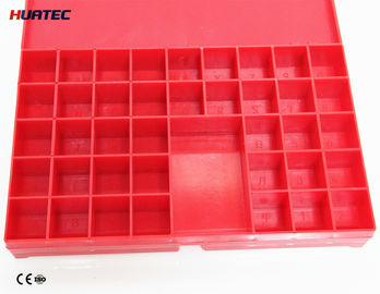 CE ISO المعتمد نوع الأسلاك Penetrameter، البلاستيك X - راي الرصاص ماركر مربع