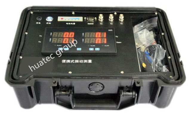 HGS923 جهاز قياس الاهتزازات 4 قنوات ، نظام مراقبة وتسجيل الاهتزاز للمراقبة المستمرة