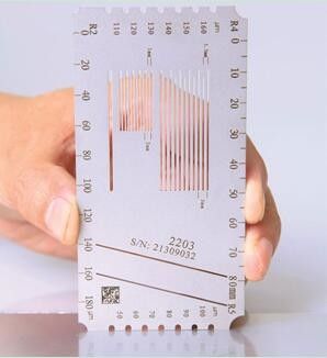 المقياس متعدد الفتحات لقياس التصاق فيلم الطلاء من البلاستيك والخشب
