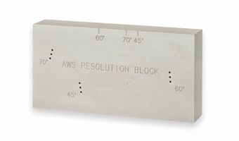 AWS RC كتل بالموجات فوق الصوتية المرجعية لفحص القدرة على دقة محول زاوية الحزمة