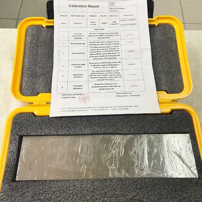 IOW API RP 2X UT كتلة معايرة 1/16 "ثقوب قطرها 10 ° فتحة دقة المنحدر NDT كتلة مرجعية اختبار بالموجات فوق الصوتية