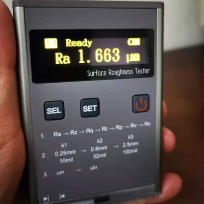 Srt5060 Surface Tester 7 معلمات Ra Rz Rq Rt Rp Rv Rc محمول باليد
