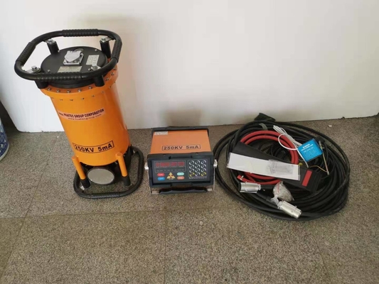 XXG-2505B بطارية الليثيوم جهاز الكشف عن العيوب في أنابيب الأشعة السينية السيراميكية مع نطاق 250 كيلو فولت