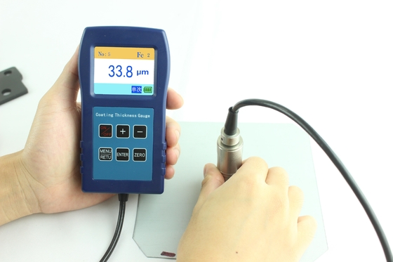 TG-6007 نطاق كبير نطاق كبير 10 ملم مقاوم للحريق المواد المعدنية المغناطيسية سطح طلاء سمك مقياس