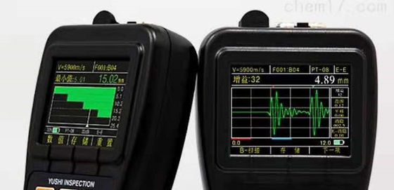 مقياس سمك بالموجات فوق الصوتية TG-5100D عالي الدقة محمول A-SCAN و B-SCAN بشاشة OLED لقياس سمك الطلاء