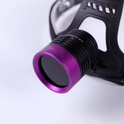 DG-3101S حجم النخيل 90 درجة صعودًا وهبوطًا قابلة للتعديل UV 365nm LED Black Light Headlamp