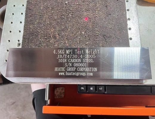 ملحقات كاشف العيوب المغناطيسي للاختبارات غير الإتلافية كتلة اختبار الوزن الميت N1