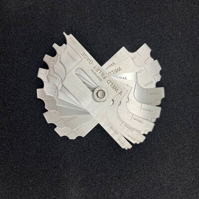 MG-11 النوع الفيلت لحام حجم مقياس متري & بوصة مزدوج المقياس