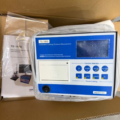 TG-100G مقياس سمك الكولومتريك الكهربائي متعدد الطبقات اختبار سمك طلاء النيكل