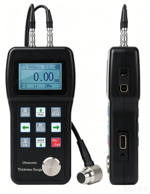 TG-3200L المحمولة الرقمية قياس سمك بالموجات فوق الصوتية 0.75-600 مللي متر من خلال طلاء قياس الأنابيب المعدنية سمك الجدار اختبار متر