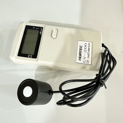UV-200 اختبار كثافة الأشعة فوق البنفسجية عالي الدقة ± 5٪ دقة مقياس الأشعة فوق البنفسجية المحمولة باليد الصرف الصحي الطبي كاشف إشعاع الضوء فوق البنفسجي