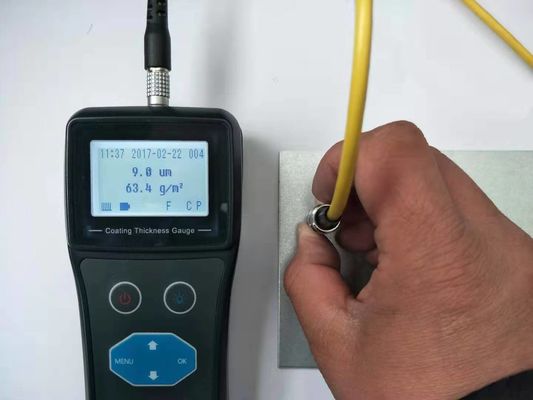 جهاز قياس سمك الطلاء المحمول TG-6101 F/N Probe 0-1500um، جهاز اختبار سمك طلاء المعادن مع قياس الكثافة والوزن
