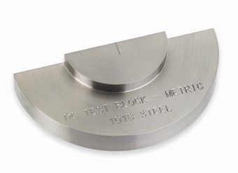 ASTM E164 قطاع معايرة المسافة المترددة AWS قطاع اختبار مسافة معايرة موجة القطع القياسية للمحول فوق الصوتي