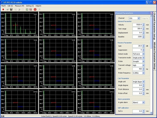 32 قناة Ndt اختبار حساسية فائض ≥65db القرار ≥36db