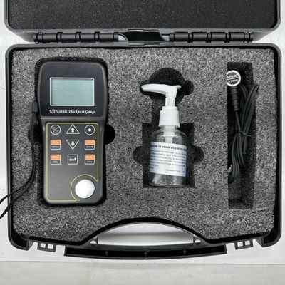 TG-200 دقة عالية من خلال الطلاء مقياس سمك الجدار بالموجات فوق الصوتية اختياري حديد صب مسبارات درجة حرارة عالية معدات فحص بناء السفن البترول