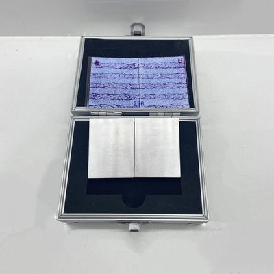 كتلة اختبار مقارنة اختراق سبيكة الألومنيوم YM-A للاختبار بالفلوروسانس واللون