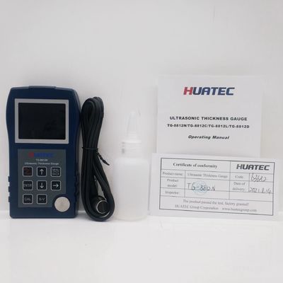 HUATEC TG-8812 مقياس سمك الموجات فوق الصوتية المتقدمة مع 0.55-500mm مجموعة دقة عالية و Bluetooth