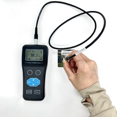 جهاز قياس سمك ووزن الطلاء المحمول TG-6101 مع مسبار F/N