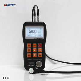 جهاز NDT شاشة LED المحمولة مقياس سمك الموجات فوق الصوتية 0.75-300mm