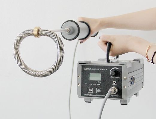 HD-103 كاشف عطلة الجهد العالي 0.2-30KV شاشة LCD 0.5-10 مم طلاء كاشف تسرب الثقب لفحص خزان خط الأنابيب المضاد للتآكل