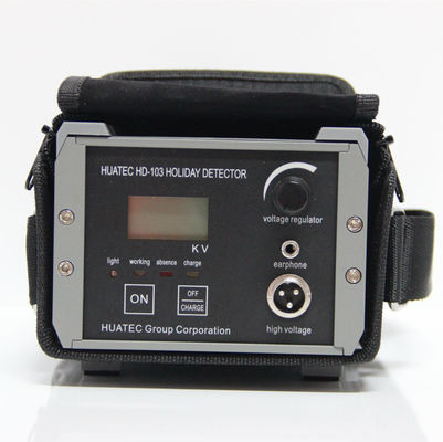 HD-103 كاشف عطلة الجهد العالي 0.2-30KV شاشة LCD 0.5-10 مم طلاء كاشف تسرب الثقب لفحص خزان خط الأنابيب المضاد للتآكل