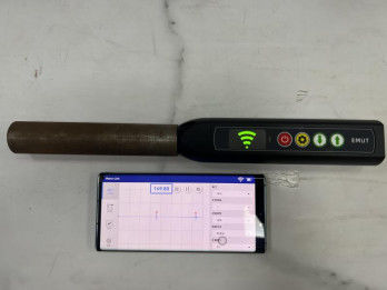 مقياس سمك الموجات فوق الصوتية الكهرومغناطيسية TG-14+ مع تعويض درجة الحرارة لاختراق الطلاء