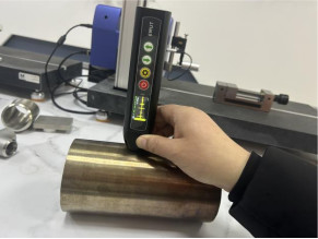 TG-17 A Scan LCD ملون EMAT قلم نوع Ultra Small مقياس سمك الموجات فوق الصوتية الكهرومغناطيسية