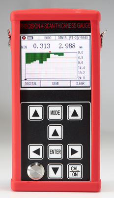 TG-6200 العرض الرقمي المحمول A / B المسح غير المعدني مقياس سمك الطلاء بالموجات فوق الصوتية