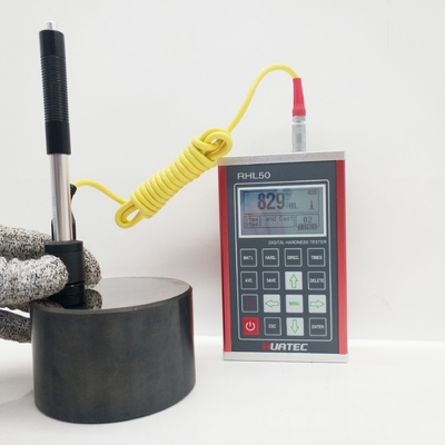 اختبار صلابة ليب المحمول مع عرض LCD RHL50 عالي الدقة مع دقة ± 6HLD و Rmin 50mm Min.