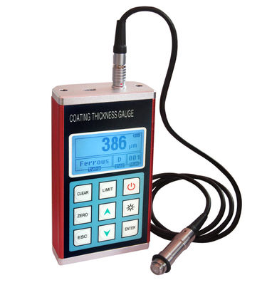 TG-6019 شكل المعدني ضوء خلفي LCD مقياس سمك الطلاء