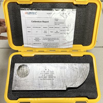 كتلة معايرة CS NDT IIW V1 للاختبارات غير الإتلافية