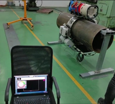 نظام الاتصال اللاسلكي 5G مزدوج النطاق لـ HXPC-200A خط الأنابيب الزاحف الجدار الخارجي على مسافة 100 متر