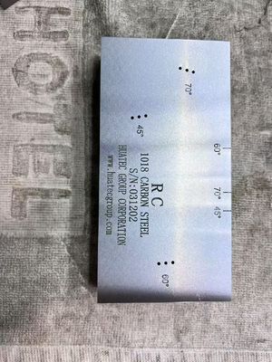 كتلة معايرة بالموجات فوق الصوتية AWS D1.1/D1.1M-2015 RC Resolution للمحولات ذات الحزمة الزاوية