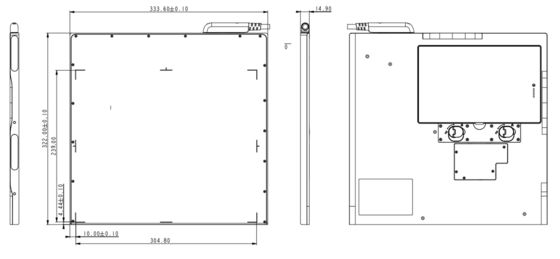كاشف لوحة مسطحة لاسلكي H3024WCH-HG IP54 لفحص خطوط الأنابيب بتقنية DR