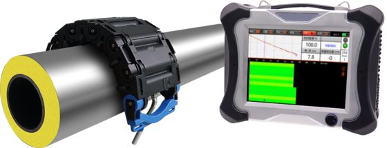 جهاز اختبار سمك جدار الأنابيب المعدنية بالتيار الدوامي النبضي HEF-17 مع شاشة LCD