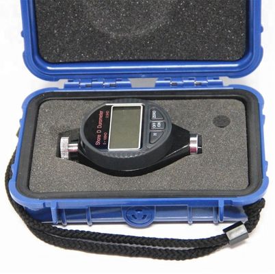 مقياس صلابة الشاطئ الرقمي مع نطاق قياس 0-100HA ودقة 0.1 ومعايير DIN53505 لاختبار صلابة الشاطئ