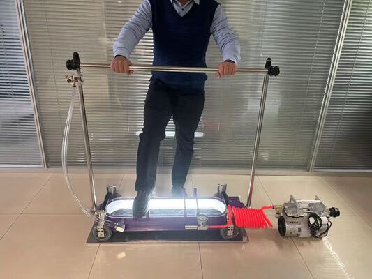 صندوق كشف التسرب الفراغي عالي الكفاءة HV1800F-LED لدرزة اللحام المستقيمة لقاع خزان التخزين