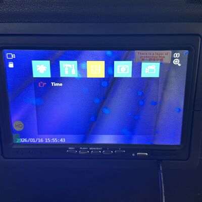 تسجيل فحص المنظار الداخلي للأشعة فوق البنفسجية لأنابيب مبادل الحرارة DG-800