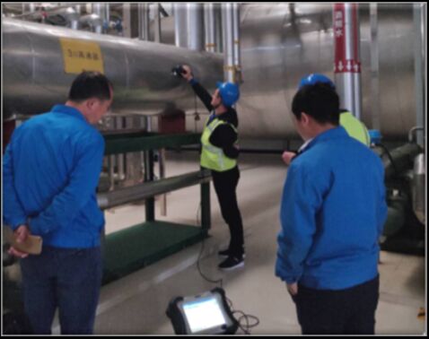 جهاز الكشف عن سمك جدار الأنبوب المعدني خارج طبقة التكسية - تيار إيدي نبضي أثناء الخدمة