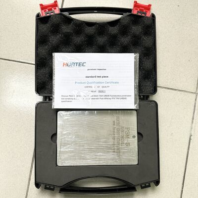 PSM-5 TAM Panel NDT Penetratant Testing Five Star Crack Test Panel نظام معايرة الاختراق السائل عينة للتفتيش على اختراق الصبغة الفلورسنتية