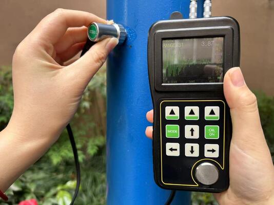 TG-5100D في الوقت الحقيقي A مسح و B مسح من خلال غلاف مقياس سمك بالموجات فوق الصوتية