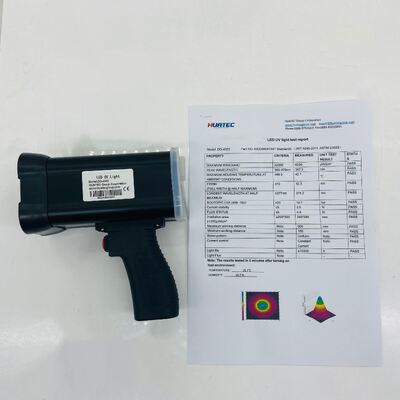 مصباح يدوي LED-UV مزدوج يعمل بالتيار المتردد مباشرة وبطارية DC