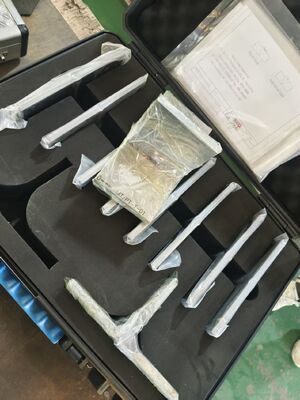 MT/PT Magnetic Particle & Dye Penetrant Testing Kit 10pcs with 25 Flaws Carbon Steel Crack Specimen