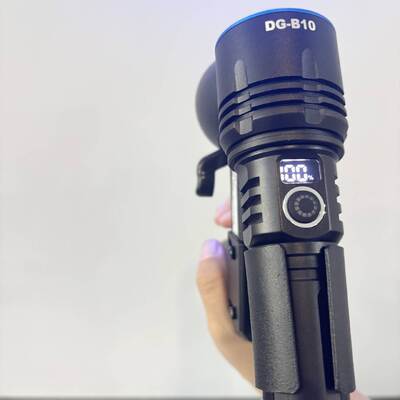 DG-B10 365nm UV فانوس الرش يمكن التعامل مع جبل الطيران الألومنيوم 12 LED النواة الفلوريسنتية اختراق التفتيش الرش بندقية دعامة