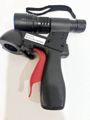DG-B10 365nm UV فانوس الرش يمكن التعامل مع جبل الطيران الألومنيوم 12 LED النواة الفلوريسنتية اختراق التفتيش الرش بندقية دعامة