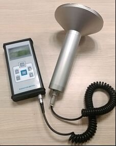 FJ-6108 100cm² ZnS Scintillation Alpha Beta Gamma Detector Surface Radioactive Contamination Monitor