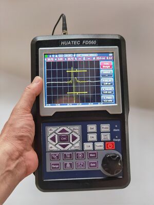 HUATEC FD560 كاشف عيوب رقمي محمول بالموجات فوق الصوتية بحساسية 120dB وحماية IP65 لاختبار NDT