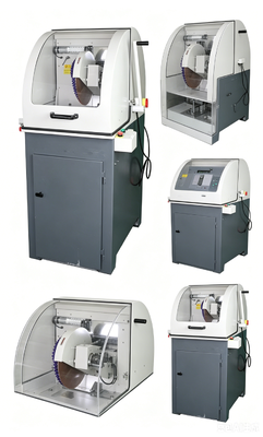 HC-350A القطع المعدني الرأسي الكبير عجلة طحن مختبر معدن غير معدني آلة قطع العينات
