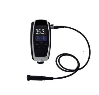 TG-6001 Series High Precision Coating Thickness Tester 2.4 Inch TFT Color Screen PLL Temperature Compensation V-Groove Pipe Measurement Auto Alarm Galvanized Layer Detector