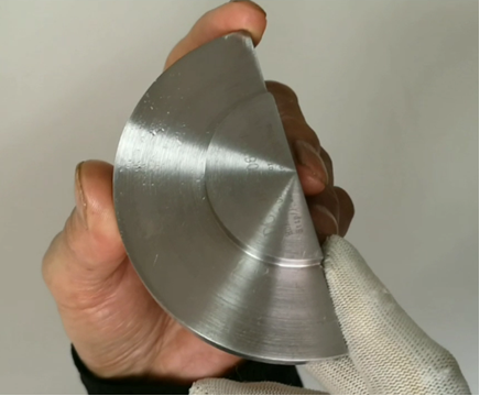 ASTM E164 قطاع معايرة المسافة المترددة AWS قطاع اختبار مسافة معايرة موجة القطع القياسية للمحول فوق الصوتي